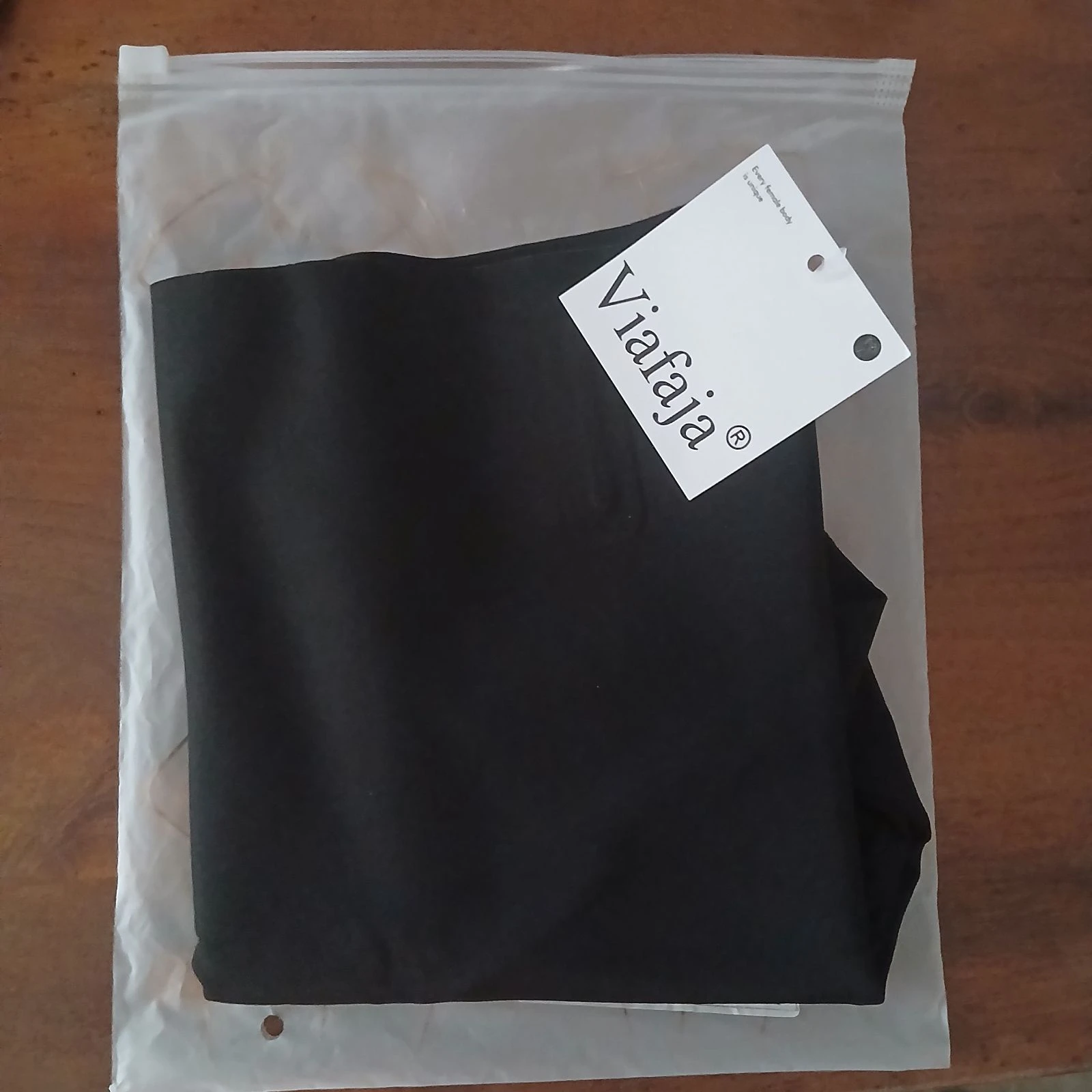 Faja Shorty Alta Viafaja – Negra – Talla XL – Nueva – photo 2